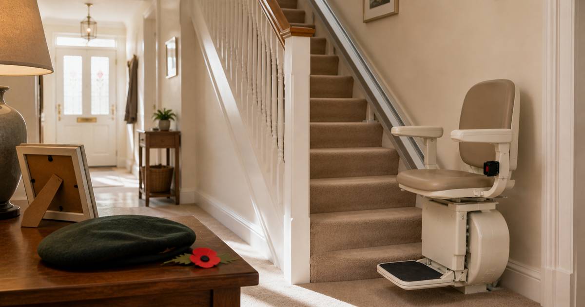 Stairlift help for UK veterans Stairlift help for UK veterans