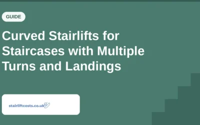 Curved Stairlifts for Staircases with Multiple Turns and Landings