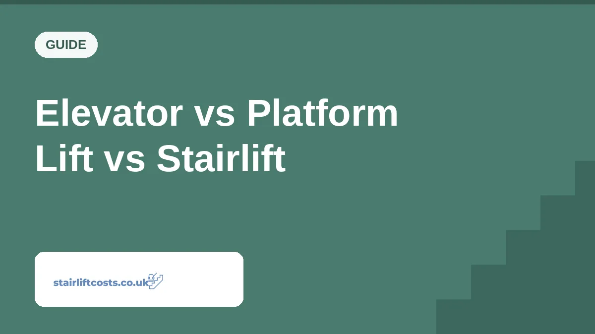 Elevator vs Platform Lift vs Stairlift Elevator vs Platform Lift vs Stairlift | stairliftcosts.co.uk