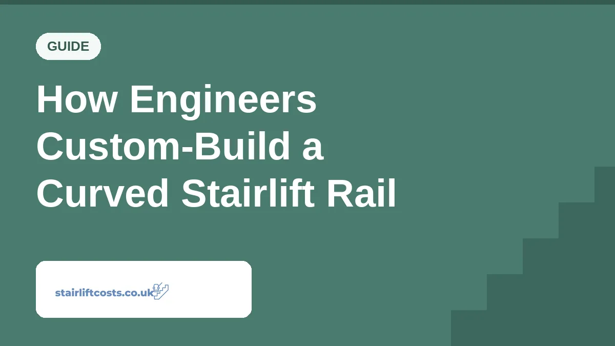 How Engineers Custom-Build a Curved Stairlift Rail | stairliftcosts.co.uk