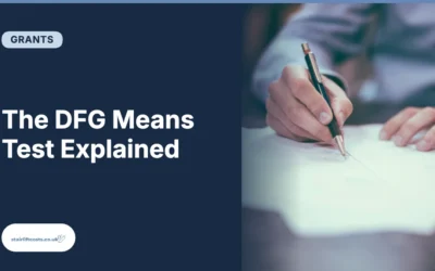 The DFG Means Test: Savings, Income and What You Pay